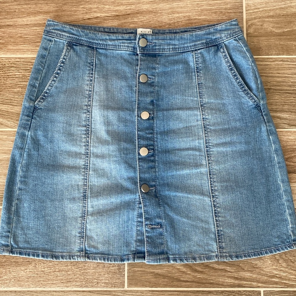 A.N.D E A W Y Womens Denim Jean Skirt size 10